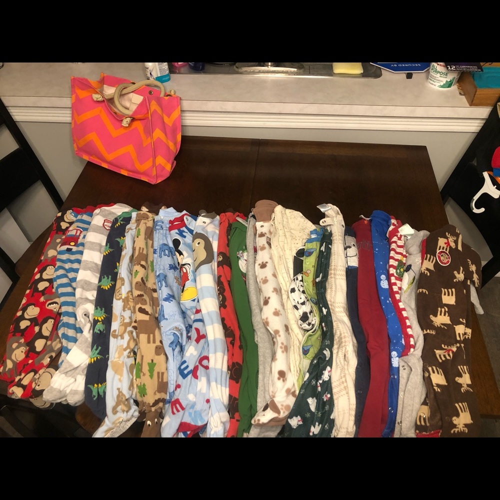12 month Boy Sleeper lot